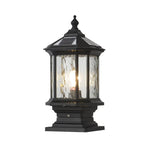 lampe solaire led extérieure verre transparent classique bronze industrielle éclairage public vintage autonomie aluminium