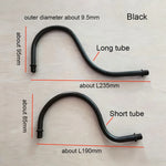 tube flexible or noir embout fileté m10 base circulaire lampe e27 moderne vis fixation