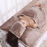 serviettes microfibre douces marron rose bleu blanc gris velours modernes absorbantes