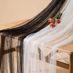 nappe tulle perlée transparente élégante mariage blanc noir rose vert
