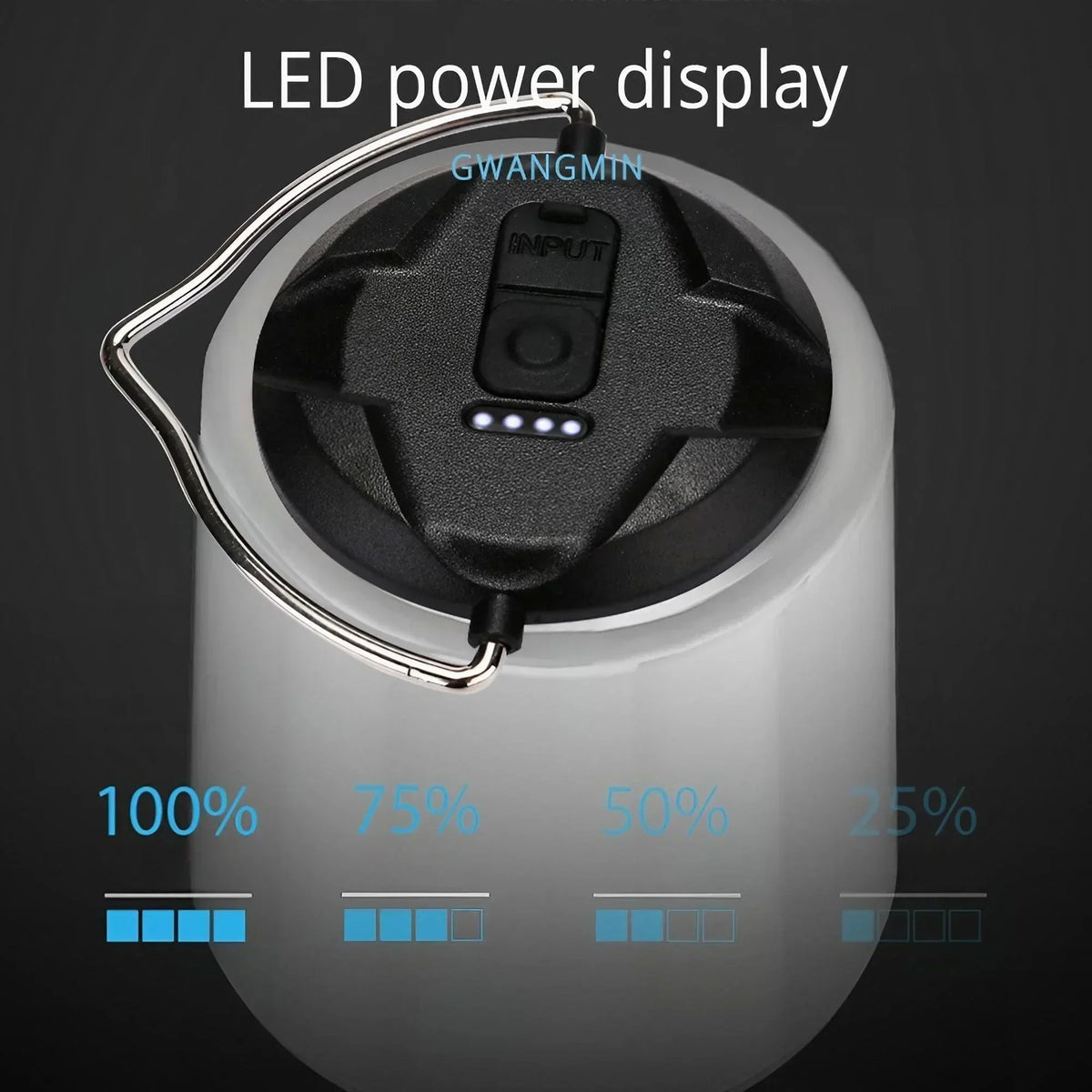 lampe table moderne blanche rechargeable via usb anneau métallique simple lumière intérieure portative