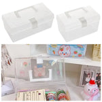 boîte rangement transparente moderne imprimée illustrations mignonnes poignée détachable réutilisable bijoux papier autocollant ruban