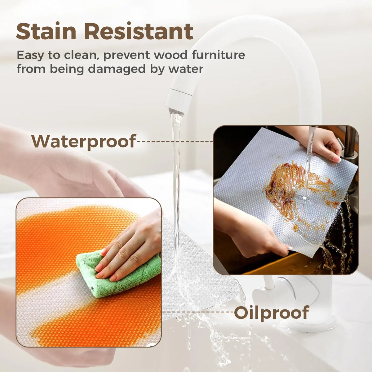tapis protection éva blanc translucide 60cm 500cm moderne anti dirty waterproof