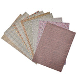 sticker adhésif sol réaliste bâtiments gris marron vert rose diy craft papier