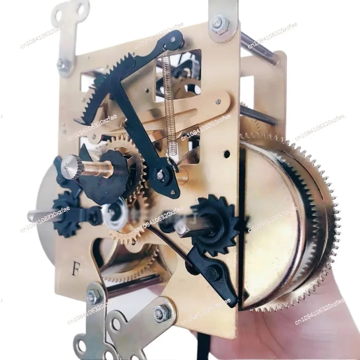 Horloge de table style vintage cuivre