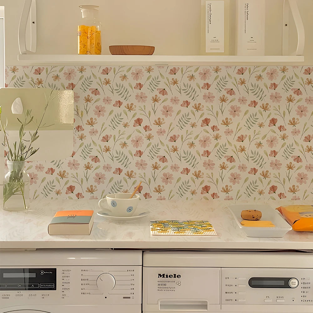 décoration murale stickers fleurs modernes multi couleurs auto adhésifs imperméables pvc maison chambre