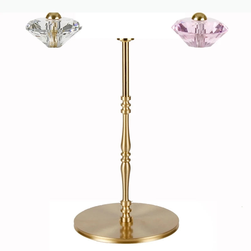support papier toilette moderne rose doré blanc rayures horizontales élégant adhésif