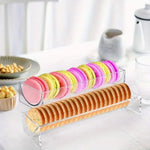 support biscuits transparent moderne empilable durable sans motif shape shape