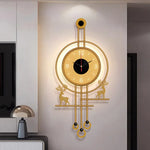 Horloge murale avec lumière commande vocale ambiance tamisée