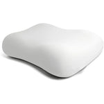 oreiller mousse mémoire forme cervicale ergonomique contoured dormir latéral dos couverture freshface polyester coton
