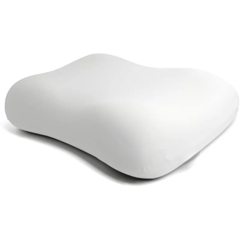 oreiller mousse mémoire forme cervicale ergonomique contoured dormir latéral dos couverture freshface polyester coton