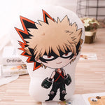 coussins peluche dessin animé my hero academia izuku bakugou shoto manga blanc noir rouges