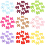figurines kawaii rubans noues couleur diverse scrapbooking artisanat décoration moderne enfants clips