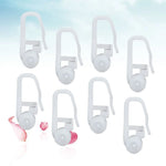 clips fenetre adhésifs blancs modernes robustes rideaux coulissants universels 100 pièces