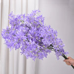décoration intérieure moderne bouquet artificiel violet blanc rouge bleu rose orange minimaliste