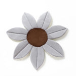 coussin bain fleur doux bébé jaune vert rose marron antislip sécurité baignoire 36 mois