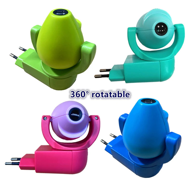 veilleuse led caméra web stickers modernes couleurs vives chambre