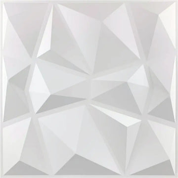 panneaux decoratifs 3d blanc geometrique moderne adhesif 30cm 30cm intérieur decoration