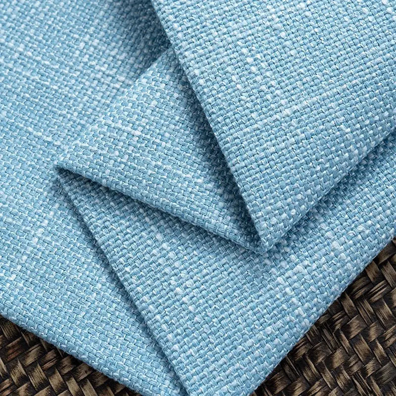 tissu canapé lin polyester résistant bricolage couture sofa pillowcase tablecloth moderne rustique gris beige