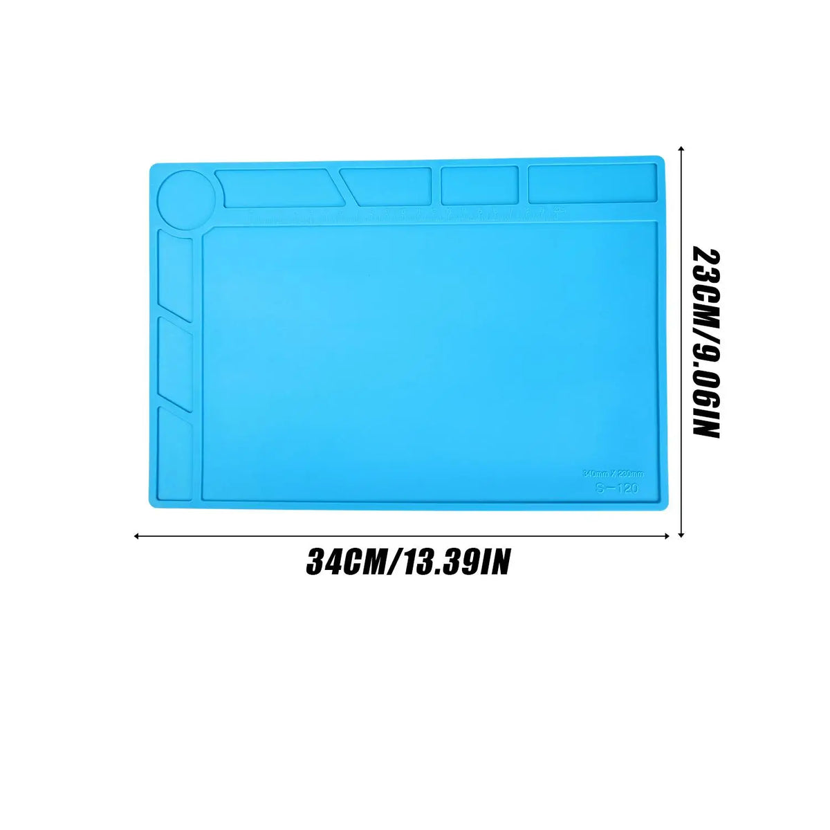 tapis yoga bleu moderne antidérapant thermomètre tournevis pièces rechange clips pinces