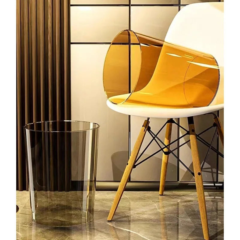 poubelle moderne transparente or grande chambre salon salle bain minimalistestyle