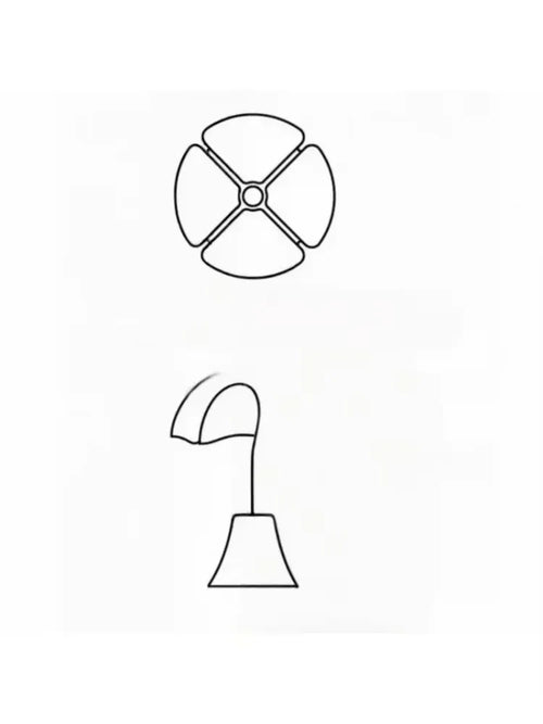 lampe noire minimaliste moderne métal verre salon chambre