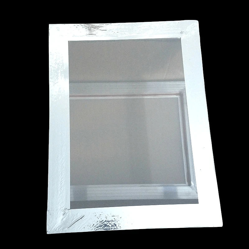 cadre tableau blanc alu mat classique adhésif verre mur 41x35cm sérigraphie a3 Polyester