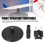 support peinture rotatif noir moderne hauteur réglable vis fixation tournevis table peinture robuste