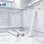 Sticker marbre mural cuisine Ombre Interieur