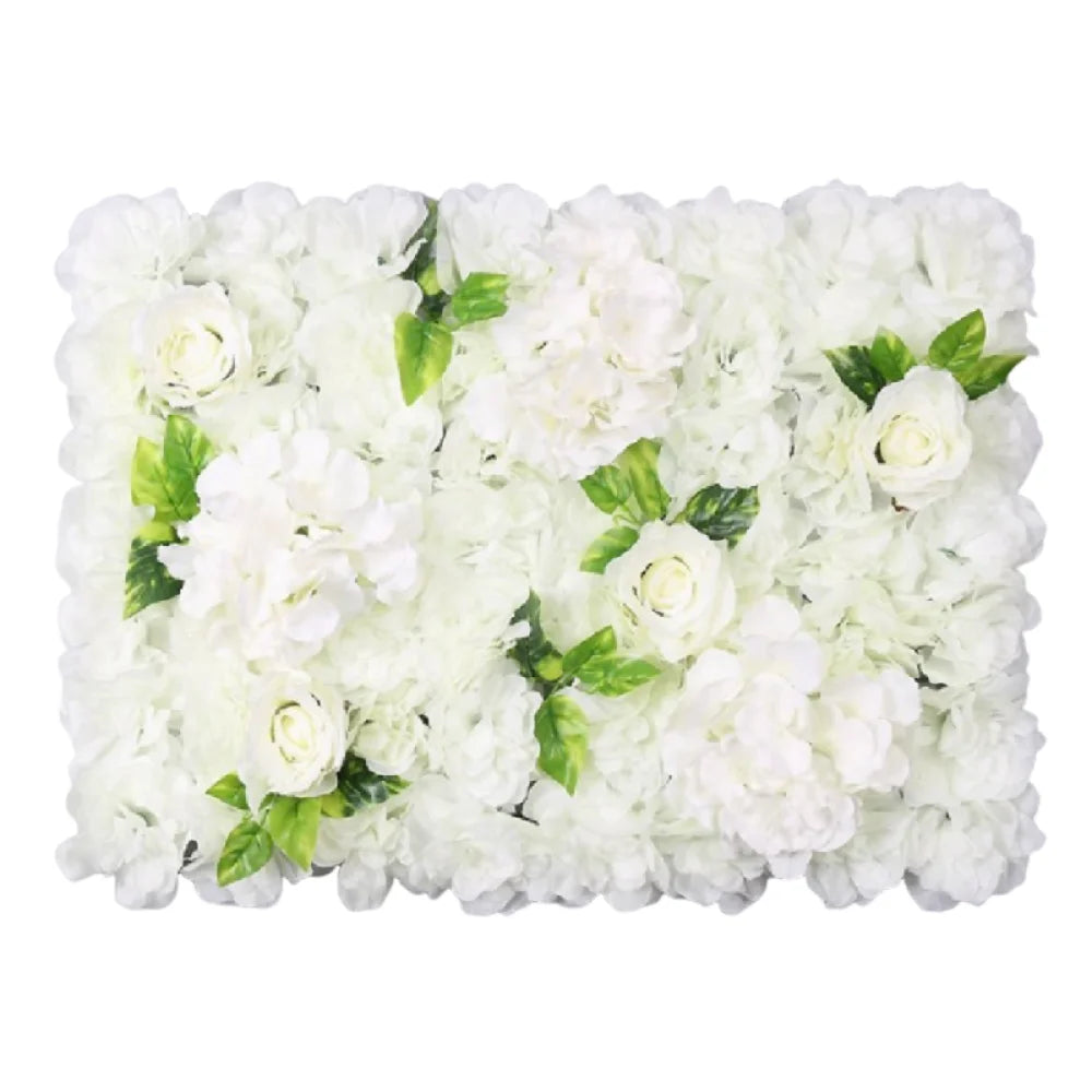 panneaux decoratifs florals fleurs artificielles feuilles vertes moderne intérieur anniversaire remise diplômes mariage rose