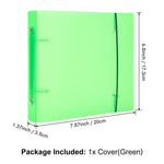 organisateur pochoirs scrapbooking portfolios anneaux couleurs motifs floraux géométriques feuilles transparentes étiquettes autocollantes pochettes