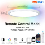 plafonnier intelligent led rgb blanc moderne murale éclairage quotidien adjustable smart lamp