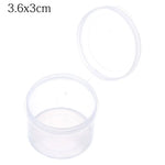 boîtes rangement transparentes petites objets bijoux vis divers 2.7x1.4cm 3.2x1.8cm 3.6x3cm 4.2x2.2cm 4.8x2.5cm 4.8x4.2cm
