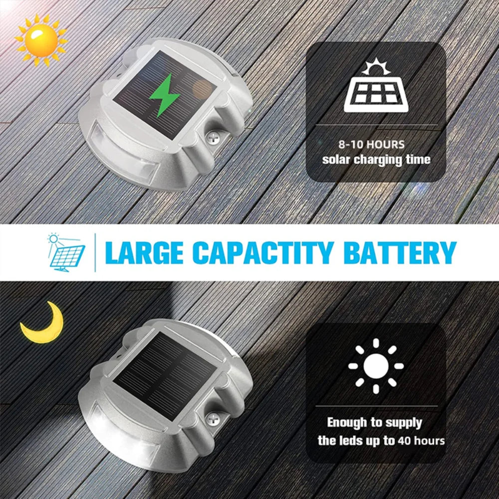 lampe solaire argentaire ip68 batterie panneau solaire led moderneextérieur autonomesansfil