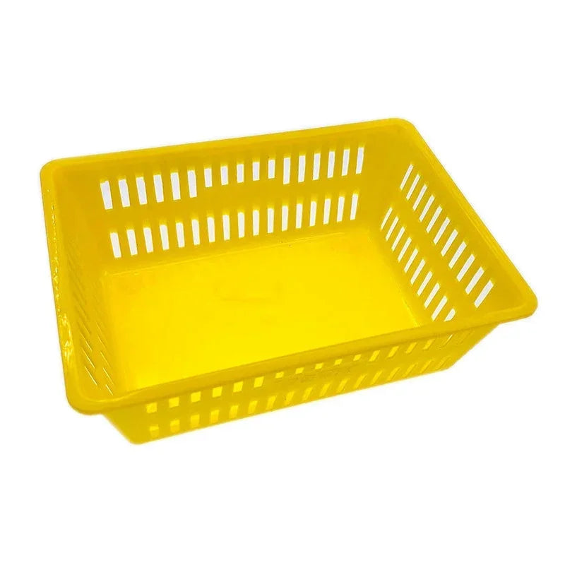 lot 10 petits paniers rangement plastique maille maison