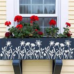 stencils peinture fleurs motifs floraux art floral naturel minimaliste couleurs variées usage multiple