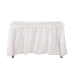 jupe table imperméable bleu clair rose bleu translucide plissée festive adhésive ruban adhésif