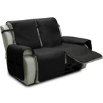 housses fauteuil inclinable gris quilté moderne élastique ajustable poche rangement lavage machine salon