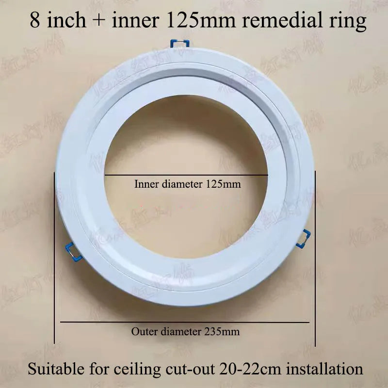 anneau réduction spot led blanc moderne cadre extérieur éclairage intérieur moderne