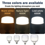 Ampoules LED 20W 30W 40W 50W blanc moderne base E27 25000h 2200 lumens