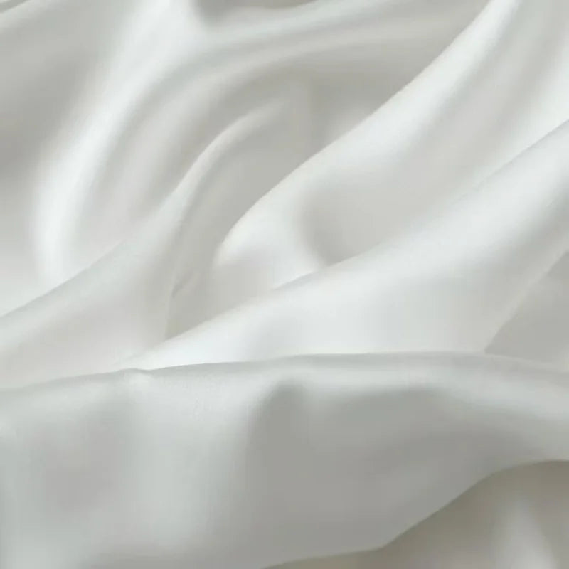 housse couette lyocell 100% 220x240cm douce blanche literie luxe minimaliste maison