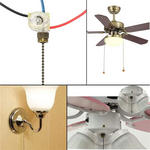 interrupteur lampe chaîne transparent moderne noir doré switch ventilation