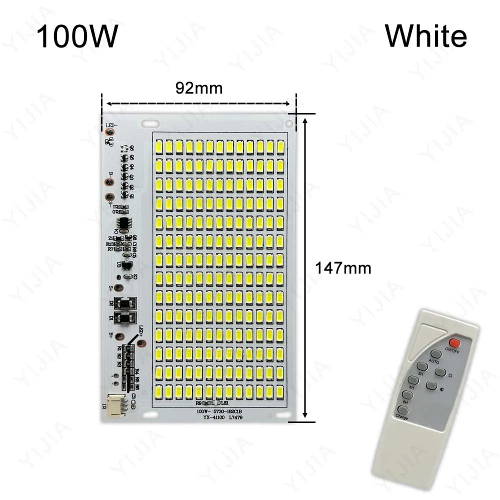 plaque led blanc 25w 40w 60w 100w télécommande source lumineuse extérieure jardin moderne
