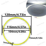 plaque led circulaire concentrique 2w 4w 6w 8w 10w 12w blanc jaune gris moderne