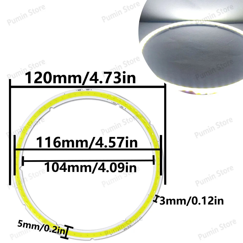plaque led circulaire concentrique 2w 4w 6w 8w 10w 12w blanc jaune gris moderne