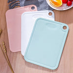 planches découper rectangulaires plastique pp vert pastel rose clair blanc moderne respectueux environnement