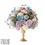 arche mariage fleurs artificielles violet blanc rose bleu classique romantique decoration exterieurintérieur événement festive