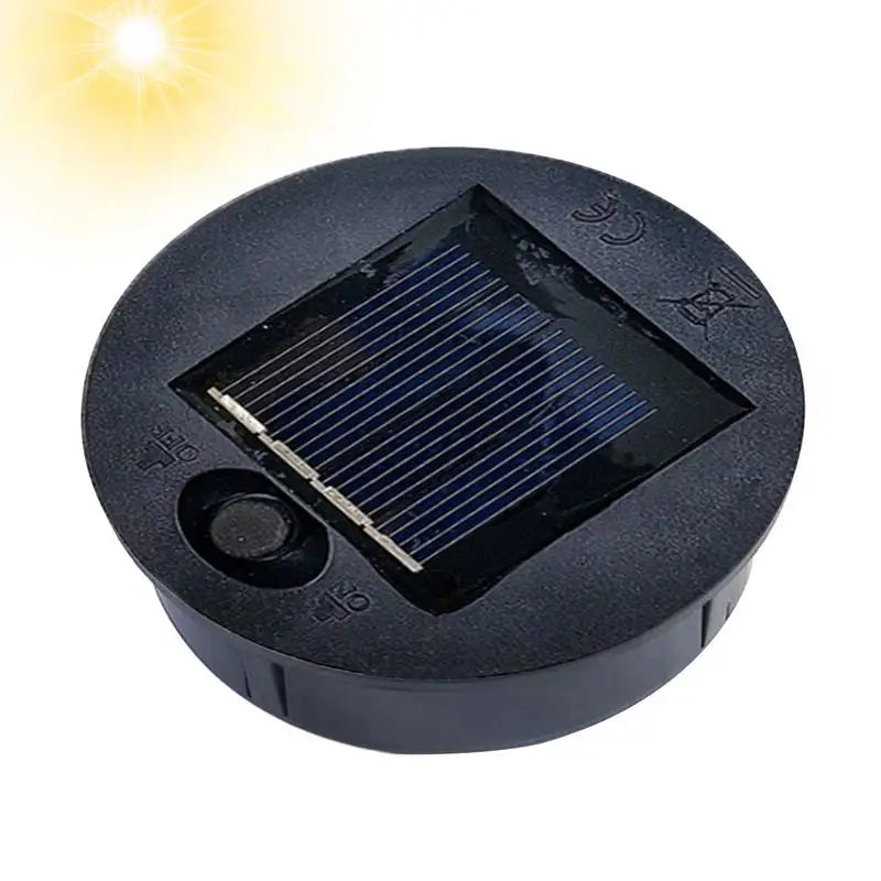 lampe solaire rechargeable extérieure noire moderne sans fil fixée facilement