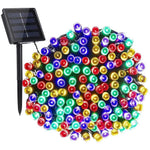 guirlande lumineuse solaire multicolore moderne modes ip67 étanche 300 led 33m