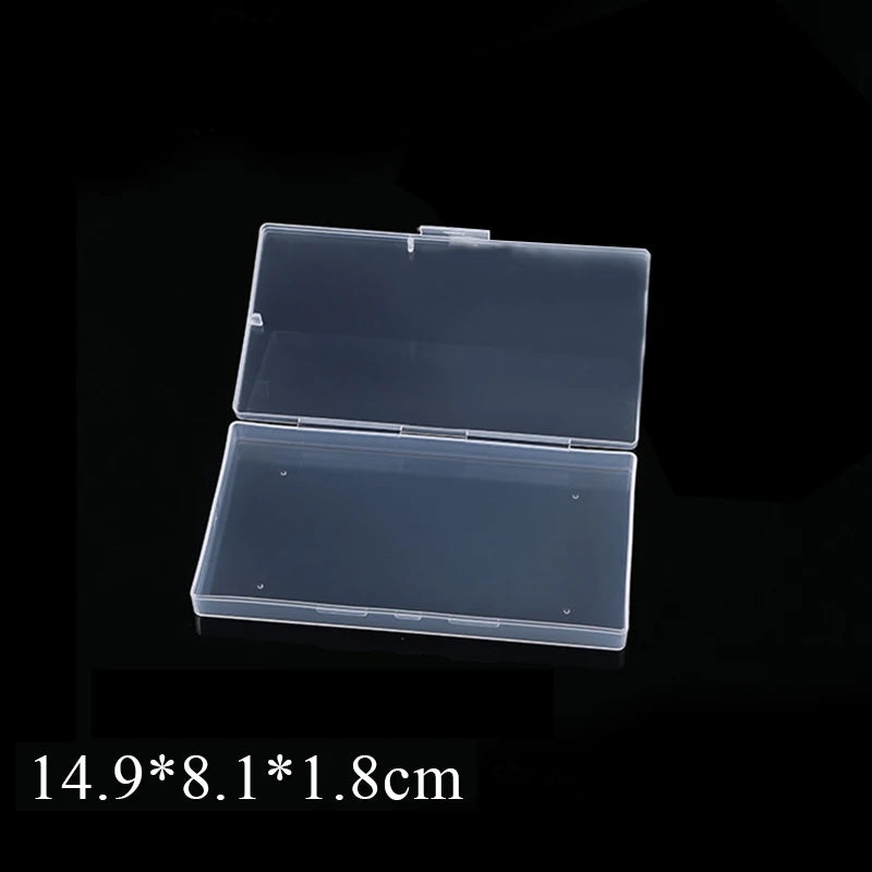 boîtes rangement transparentes modernes réutilisables clips fermeture pratique bijoux articles divers